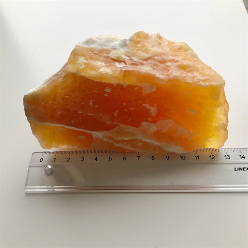 Calcit Gul Rå 650 gram